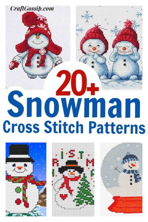 Free Snowman Counted Cross Stitch Patterns, Counted Cross Stitch Patterns Free Christmas Ornaments, Frosty The Snowman Cross Stitch Pattern, Cross Stitch Snowmen Patterns, Free Cross Stitch Christmas Ornament Patterns, Christmas Cross Stitch Patterns Charts, Christmas Cross Stitch Border Patterns Free, Free Christmas Cross Stitch Patterns With Charts, Cross Stitch Xmas Patterns