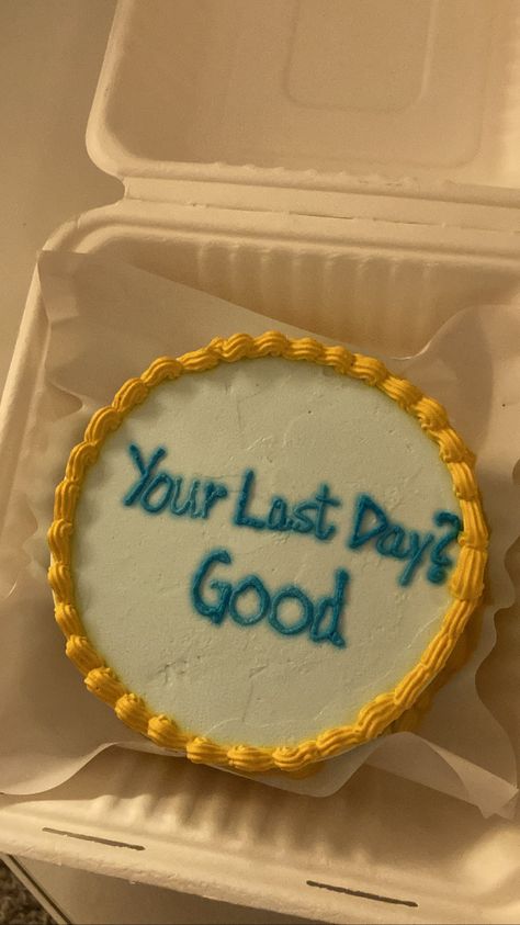 Miss You Cake, Farewell Bento Cake, Funny Goodbye Cake, Leaving Work Cake, Fairwell Cake Ideas, Farewell Cake Designs, Farewell Cake Ideas, Funny Farewell Cakes, Silly Cakes