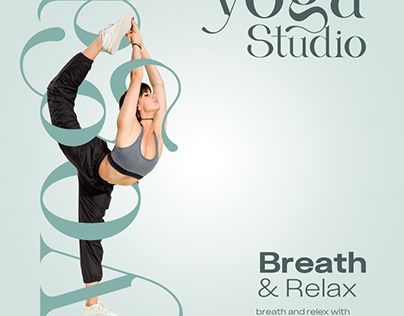 Yoga Banner Design, Yoga Studio Design, Photography Advertising, Banner Ads Design, Website Banner, Graphic Design Photography, Studio Design, Advertising Photography, Yoga Studio