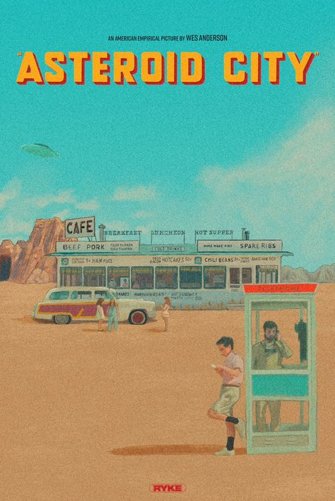 Adrien Brody Movies, Asteroid City, Wes Anderson Style, Wes Anderson Movies, Wes Anderson Films, Adrien Brody, Tv Head, Movie Club, Film Poster Design