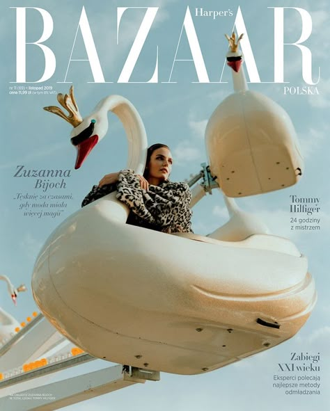 Zuzanna Bijoch Harper’s Bazaar Poland 2019 Cover Fashion Editorial Bazaar Magazine Covers, Harpers Bazaar Covers, Harpers Bazaar Magazine, Bazaar Magazine, Art Fashion Photography, Magazine Collage, High Fashion Photography, Fashion Magazine Cover, Fashion Cover