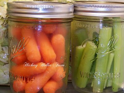 Store carrots and celery in glass jars so they stay fresh longer Storing Lettuce, Carrots And Celery, Storing Fruit, Carrot Sticks, Kids Healthy, Kid Food, Healthy Ideas, Eat Healthy, Fresh Produce