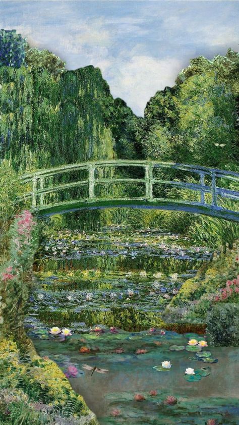 فنسنت فان جوخ, Claude Monet Paintings, Nature Collage, Claude Monet Art, Monet Art, Arte Van Gogh, Monet Paintings, Impressionism Art, Images Esthétiques