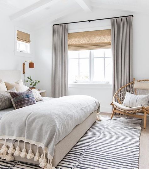 Another sneak peek of @elysewalker beach house in Newport. I loved working with this mega boss lady so much!! #clientqueenofthegirlbosses @tessaneustadt // BLANKET, PILLOWS, SCONCES, AND RUG FROM @shoppe_by_ai Parent Room, Hart House, Coastal Bedrooms, Ideas Hogar, Design Room, Trendy Bedroom, Modern Bedroom Design, Bed Sets, Cool Ideas