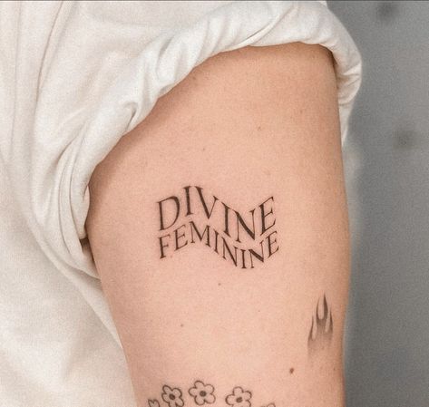 Venus Tattoo Word, Come Back To Earth Tattoo Mac Miller, Mac Miller Lyrics Tattoo, Mac Miller Divine Feminine Tattoo, Divine Feminine Tattoo Mac Miller, Small Shaded Tattoos, Manifestation Tattoo Ideas, Mac Miller Tattoos Tribute, God Is A Woman Tattoo