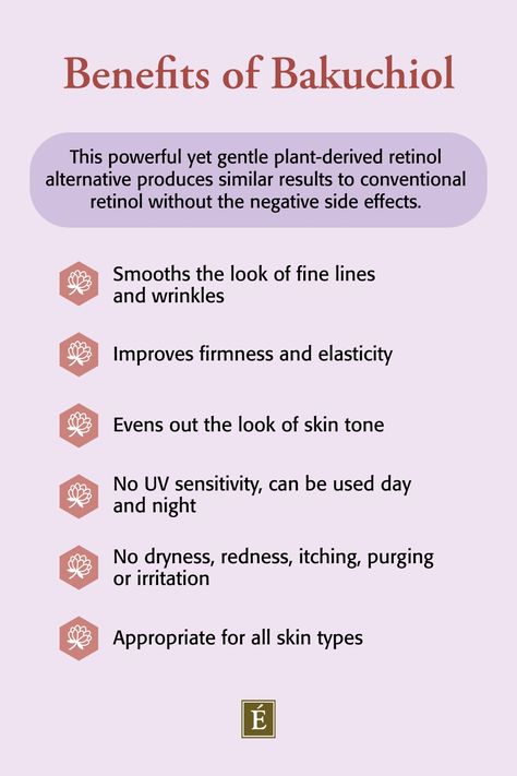 Bakuchiol Benefits, Natural Retinol, Skincare Ideas, Retinol Alternative, Eminence Organic Skin Care, Skin Care Guide, Skin Care Benefits, Age Gracefully, How To Exfoliate Skin