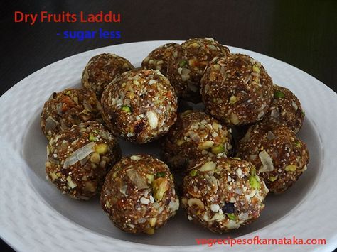 dry fruits laddu or ladoo recipe Belly Excercise, Dry Fruits Laddu, Date Recipes Healthy, Rava Ladoo, Dried Fruit Recipe, Carrot Halwa Recipe, Methi Recipes, Marathi Culture, Navratri Recipes