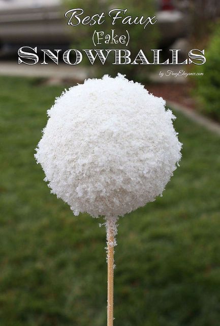 how to make faux snowballs, christmas decorations, crafts, seasonal holiday decor Faux Snowballs, Fake Snowballs, Shower Colors, January Decor, Diy Snowman Decorations, Christmas Parade Floats, Winter Wonderland Decorations, January Crafts, Ideas Navideñas