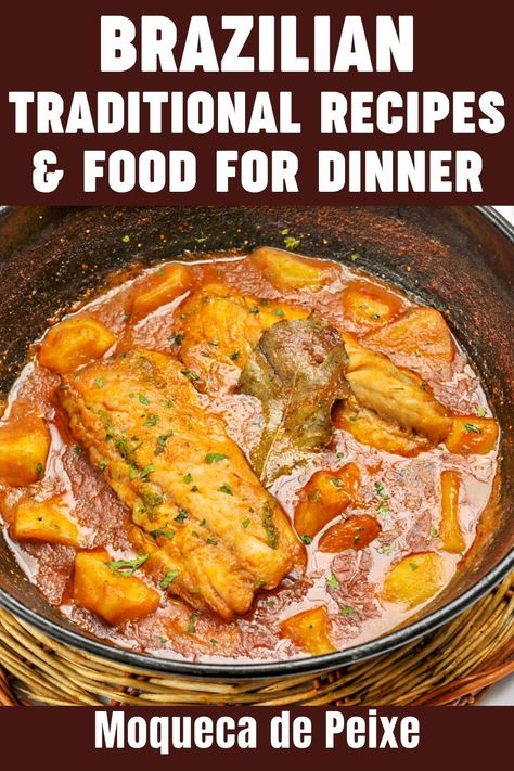 Brazilian Food Recipes Dinners, Brazilian Meals Recipes, Moqueca Recipe Brazil, Brazilian Chicken Recipes, Brazilian Recipes Authentic, Dominican Recipes Authentic, Authentic Brazilian Food, Bonito Recipe, Brazilian Food Recipes