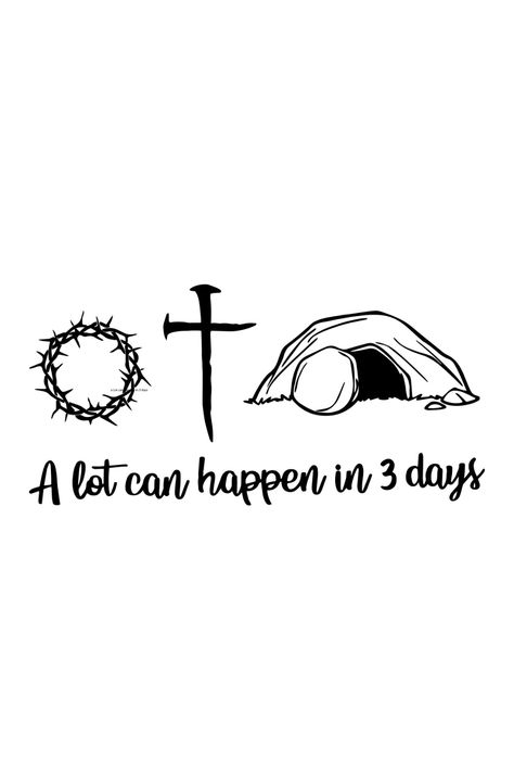 Easter SVG, easter cricut projects to sell, christian svg free, Religious svg, christian svg, Alot Can Happen In 3 Days Easter, A Lot Can Happen In 7 Days, Alot Can Happen In Three Days, Best Svg Files Free, A Lot Can Happen In 7 Days Easter, Church Shirts Design, A Lot Can Happen In 3 Days, Easter Tshirt Designs, Easter Graphics Church