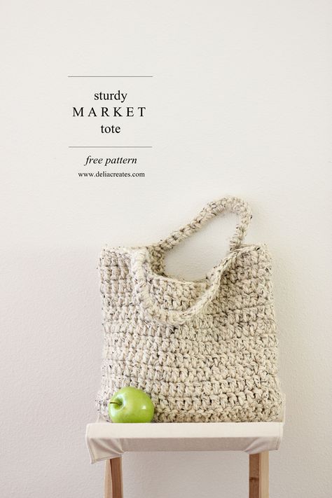 Tote Crochet, Free Crochet Bag, Crochet Shell Stitch, Bag Pattern Free, Crochet Market Bag, Crochet Tote Bag, Crochet Bags Purses, Crochet Tote, Crochet Free