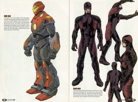 Ultimate Iron Man and Ultimate Giant Man | Ultimate marvel, Marvel superheroes, Marvel superheroes art Marvel Ultimate Universe, Ultimate Iron Man, X Men Costumes, Bryan Hitch, Superhero Art Projects, Marvel Concept Art, Iron Man Comic, Ultimate Marvel, Marvel Superheroes Art