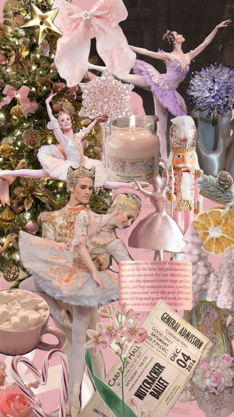 Sugar Plum Fairy Christmas, Sugarplum Christmas, Ballerina Christmas, Fairy Christmas, Christmas Collage, Sugar Plum Fairy, Fairy Aesthetic, Merry Happy, Nutcracker Ballet