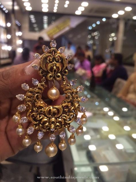 30 Grams Gold Chandbali Earrings Designs, Gold Nakshi Chandbali , Gold Earrings with weight 30 grams Chandbali Gold, Gold Chandbali Earrings, Gold Chandbali, Gold Jhumka Earrings, Gold Temple Jewellery, Gold Earrings Wedding, Gold Necklace Indian Bridal Jewelry, Antique Bridal Jewelry, Chandbali Earrings