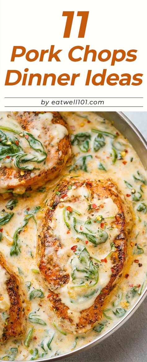 Pork Chop Recipes: 11 Best Pork Chop Recipes Ideas — Eatwell101 Pork Chop Sandwich Recipes, Breaded Pork Chop Recipes, Pork Chops Dinner Ideas, Best Pork Chop Recipes, Pork Chops Recipes, Healthy Pork Chop Recipes, Pork Chop Dishes, Healthy Pork Chops, Best Pork Chop Recipe