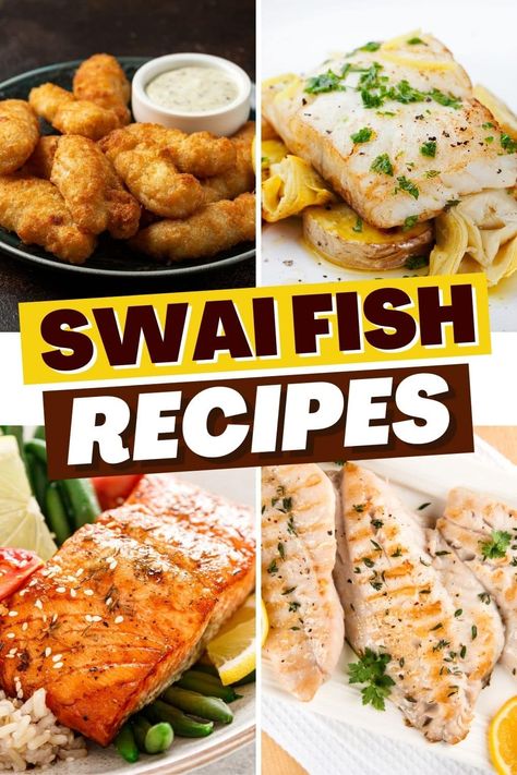 Try these swai fish recipes for easy dinners the family will love. From baked to fried to roasted, this light fish is sure to please. Swai Recipes Healthy, Oven Baked Swai Fish Recipes, Swai Recipes Baked, Fish Swai Recipes, Stuffed Swai Fish Recipes, Air Fried Swai Fish, Swai Fish Dinner Ideas, Recipes For Swai Fillets, Different Ways To Cook Fish