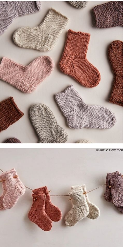 The Most Adorable Knitted Baby Socks. These Baby Socks look minimalist and simple, and they are lovely thanks to its simplicity. They will fit your child’s outfit and provide adequate protection. Pastel colours will be great here, but you can also choose you favoutive yarn. Moreover, they are perfect for beginners!  #freeknittingpattern #babysocks Baby Socks Pattern Free, Newborn Socks Knitting Pattern, Knit Baby Socks Pattern, Free Baby Sock Knitting Pattern, Knitted Baby Socks Free Pattern, Knit Baby Socks Free Pattern, Free Knitting Patterns For Babies, Knitted Socks Free Pattern For Beginners, Baby Knitting Ideas