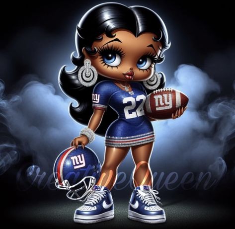 Ny Giants Football, Graffiti Wallpaper Iphone, Giants Football, Betty Boop Art, Graffiti Wallpaper, Ny Giants, Drawing Board, New York Giants, Betty Boop