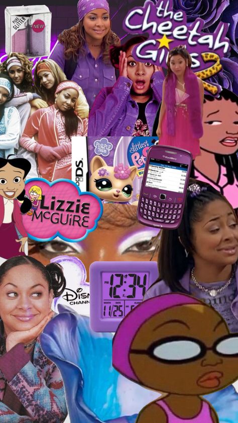 You are watching Disney Channel #disney #disneychannel #thatssoraven #ravenbaxter #theproudfamily #pennyproud #londontipton #thatssoraven #purple #lizziemcguire Disney Channel Aesthetic, London Tipton, 2000s Baby, Iconic Wallpaper, 24th Birthday, Purple Themes, Lizzie Mcguire, 20th Birthday, Creative Thinking