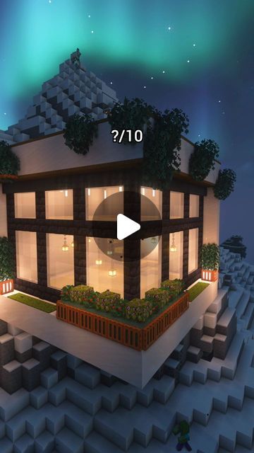 ArtiCraft on Instagram: "Mountain Modern House 🏔️🏠 || #minecraft #minecraftmemeshacks #minecraftbuildingideas" Cute Minecraft Mountain House, Side Of Mountain House Minecraft, Minecraft Houses Mountain, Minecraft Mountain Base, Minecraft Mountain House, Minecraft Mountain, Mountain Mansion, Modern House Minecraft, Minecraft Modern