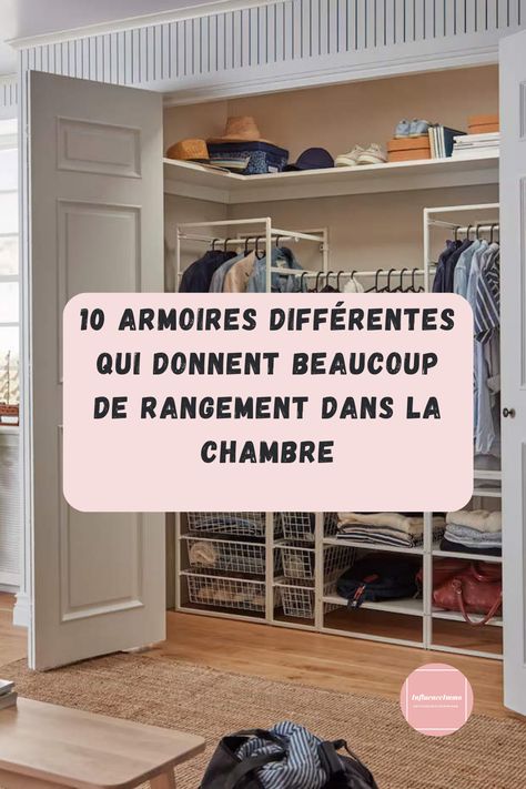 Si vous ne trouvez pas la garde-robe qui vous convient, jetez un œil à ces idées. Nous vous proposons 10 dressings différents et hors normes Dressing Entree, Dressing Diy, Diy Dressing, Mini Dressing, Diy Dress, Diy Home Decor, Home Diy, Sweet Home, Home Decor