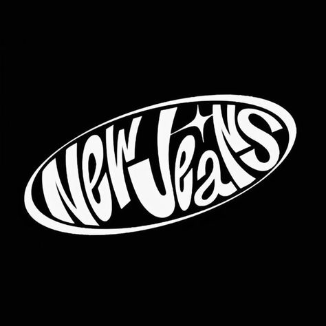 newjeans logo Singing Karaoke, Minimalist Icons, New Jeans Style, Karaoke Songs, Jeans Logo, Kpop Posters, Black And White Wallpaper, Black And White Posters, Logo Fonts