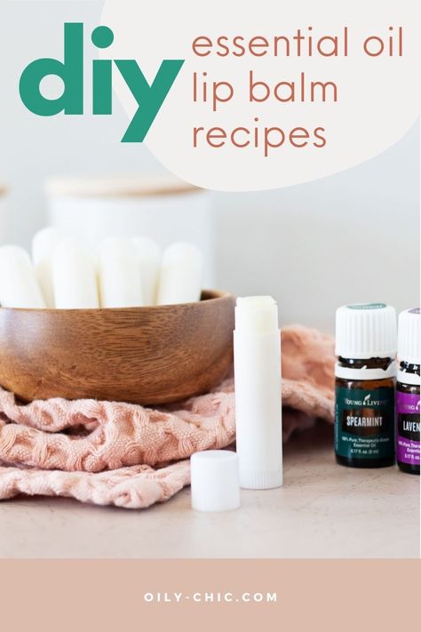 Lip Balm Recipes With Essential Oils, Lip Balm Diy Recipes, Essential Oil Lip Balm Recipe, Diy Lip Oil, Diy Lipbalm, Essential Oil Diy, Essential Oil Lip Balm, Healing Lip Balm, Homemade Lip Balm Recipe