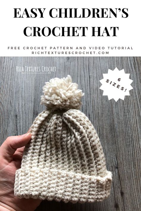 Children’s Crochet Hat Patterns, Crochet Childrens Hats Free Patterns, Crochet Toddler Hat Free Pattern, Kids Crochet Hats Free Pattern, Crochet Hat Toddler, Crochet Toddler Hat, Childrens Crochet Hats, Baby Hat Free Pattern, Crochet Caps