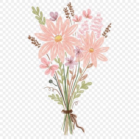 Png Flowers Design, Animated Flowers Aesthetic, Transparent Flowers Png, Flower Drawing Transparent Background, Digital Flowers Png, Floral Png Vector, Flowers Without Background, Graphic Design Flowers, Flower Bouquet Background