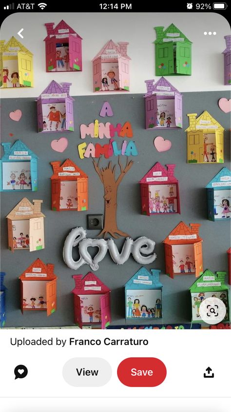 Family Crafts Preschool, Decoration Creche, Crafts For Kids Paper, Preschool Classroom Decor, Family Theme, Preschool Art Activities, Aktivitas Montessori, Paper Towel Roll Crafts, Crafts Paper