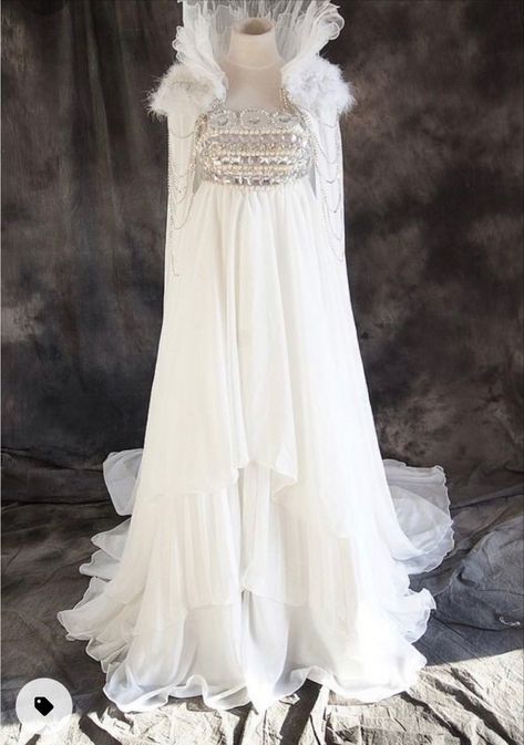 Ice Queen Gown, Icelandic Elves, Ice Queen Outfit, Sailor Moon Princess Serenity, Ice Queen Dress, Snow Queen Dress, Snow Queen Costume, Ice Queen Costume, Queen Serenity