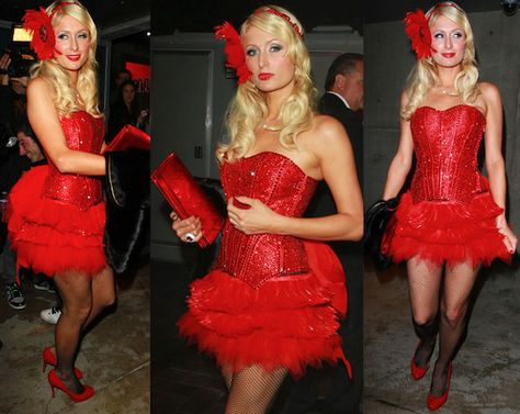 Paris Hilton's 30th birthday party dress Rouge Outfits, Moulin Rouge Outfits, Burlesque Outfit, Luxurious Dress, Black Tie Party, Luxurious Dresses, Theme Dress, Holiday Party Dresses, 25th Birthday