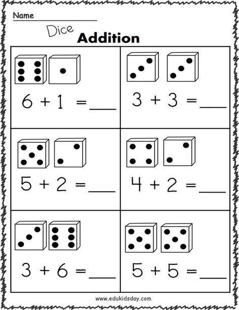 Free Addition 1 Digit Worksheet for Kindergartens - Edukidsday.com Worksheet On Addition For Kindergarten, Addition Worksheets For Kg, Addition Practice Kindergarten, Addition 1-10 Kindergarten Worksheets, Adding Worksheets First Grade, Addition Printables Free, Free Addition Worksheets Kindergarten, Simple Addition Worksheets Free, One Digit Addition Worksheets