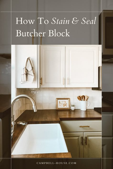 Walnut Butcher Block Countertops Kitchen, Dark Butcher Block Countertops Kitchen, Butcherblock Countertops Kitchen, Dark Wood Countertops Kitchen, Block Countertops Butcher, How To Finish Butcher Block Countertops, Seal Butcher Block Countertops, Dark Butcher Block Countertops, Stained Butcher Block Countertops