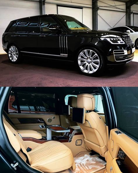 Range Rover Svautobiography, Range Rover Lwb, Range Rover Sv, Dream Cars Range Rovers, Range Rover Black, Luxury Cars Range Rover, Range Rover Supercharged, Luxury Car Interior, Lux Cars