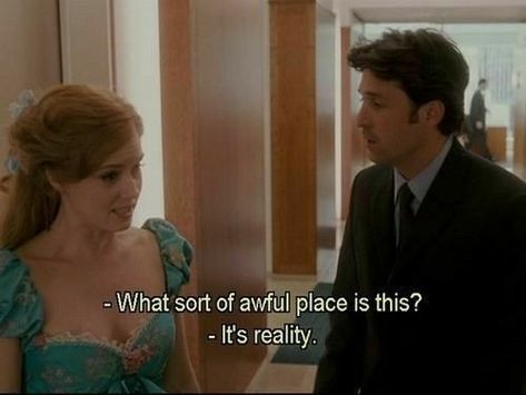 Enchanted Movie, Disney Movie Scenes, Movie Subtitles, Disney Enchanted, I Love Cinema, Movie Memes, Best Disney Movies, Tv Show Quotes, Quotes Disney