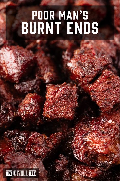 Poor Mama Burnt Ends, Poor Man's Burnt Ends Pellet Grill, Pour Mans Burnt Ends, Poor Man's Burnt Ends Smoker, Beef Burnt Ends Recipe, Smoker Burnt Ends Recipe, Poor Mans Burnt Ends Recipe Smoker, Poor Man’s Burnt Ends Oven, Burnt Tips Recipe