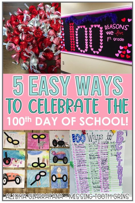 100tg Day Of School Ideas, 100 Days Of School Centers, School Castle, 100th Day Of School Crafts, 100s Day, 100 Day Of School Project, Missing Tooth, School Valentines, 100 Day Celebration