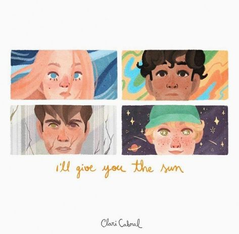 I'll give you the sun fanart Sun Fanart, The Scorpio Races, Sun Quotes, Sun Projects, Contemporary Books, Rainbow Rowell, Couple Drawings, Fan Book, Book Addict