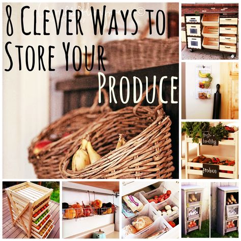 Where To Store Potatoes, Fresh Produce Storage, Fridge Organized, Organising Tips, Storing Produce, Healthy Fridge, Produce Baskets, Potato Storage, Expired Food