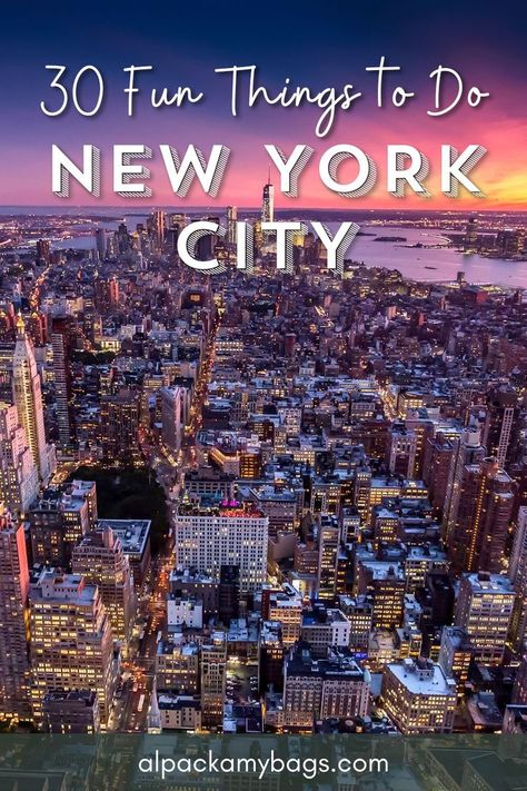 30 Fun Things to do in NYC Fun Things To Do In Nyc, Things To Do In New York, Nyc In Winter, New York City Vacation, The Promises Of God, Places Worth Visiting, Things To Do In Nyc, Promises Of God, Welcome To New York