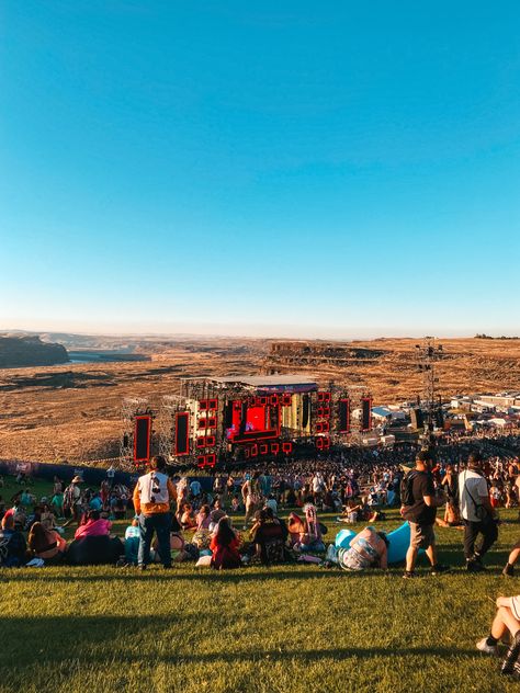 Festival Drinks, Spiritual Festival, Bass Canyon, Sunset Music Festival, Music Festival Aesthetic, Concert Venues, Festival Aesthetic, Washington Travel, The Gorge