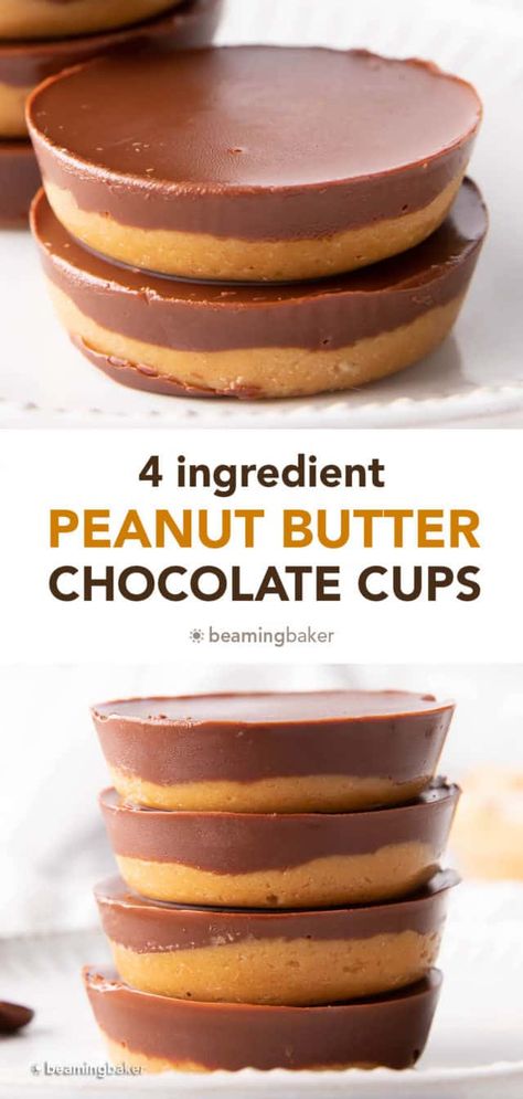 Paleo Peanut Butter Cups, Date Peanut Butter Cups, Travel Meals, Beaming Baker, Healthy Reciepes, Peanut Butter Dark Chocolate, Vegetarian Eating, Bake Ideas, Raw Treats