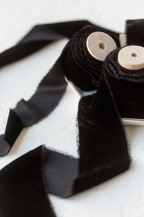 Cedar Room, Jade Wedding, Silk Bridal Bouquet, Black Velvet Ribbon, Branding Ideas, Black Tie Wedding, Invitations Wedding, Black Tie Event, Wedding Napkins