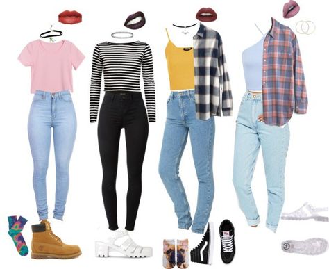 90s School Outfits – The Pretty Canary 90s School Outfits, American Highschool, 2014 Outfits, 90s School, Types Of Clothes, Rave Shirts, Diy Outfits, Goth Outfit, Outfit 90s