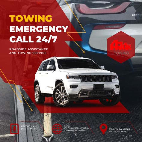 Towing service GA ✔️Emergency Call 24/7 (404) 513-5846 ajaktowing.com #classiccartowing #LawrencevilleGA #towing #roadsideassistance #car #tow #truck #atlanta #lawrenceville Motorcycle Towing, Car Towing, Towing Company, Towing Service, Emergency Call, Roadside Assistance, Tow Truck, Classic Cars, Atlanta