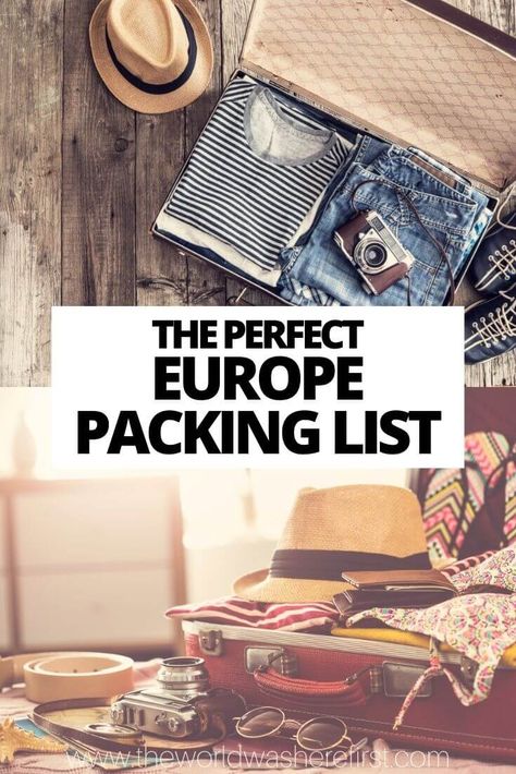 Looking for the perfect packing list for Europe? Look no further! This list will help make sure you don't forget a thing! Europe Trip Outfits 2023, 2 Week Trip To Europe Packing Lists, Ef Tours Packing Lists, Europe Packing List October, Outfits For Europe In May, European Travel Packing List, What To Take To Europe Packing Lists, What To Pack When Traveling Abroad, Carryon Packing List Europe