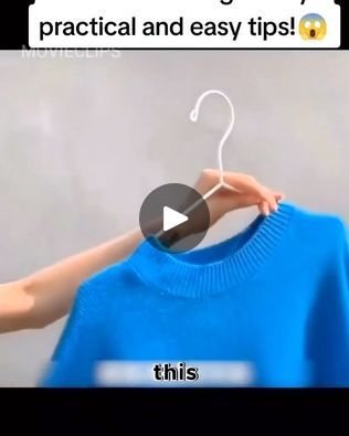 Facebook How To Fold Sweaters, Sweater Hangers, Hang Sweaters, Hang Clothes, Diy Beauty Recipes, Never Look Back, Recipe Organization, Folding Clothes, Hanging Clothes