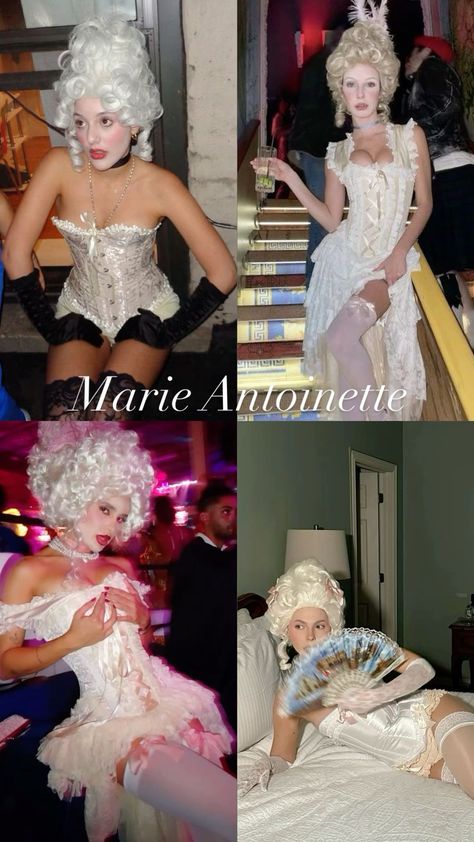 Marie Antoinette Costume Halloween Sofia Coppola, Mother Mary Halloween Costume, Marie Antoinette Costume Aesthetic, Marie Antionette Outfits, Halloween Costume Marie Antoinette, Mary Antoinette Halloween Costume, Halloween Marie Antoinette, Marie Antoinette Couple Costume, Marie Antoinette Cosplay