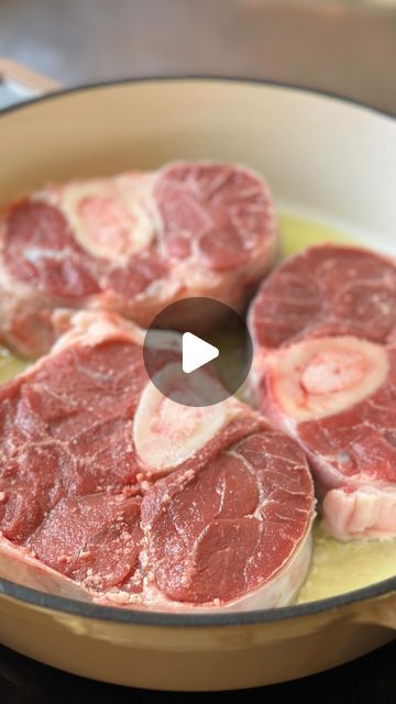 Veal Shank Osso Bucco, Shank Bone Recipes, Ossa Bucco, Beef Shank Osso Bucco Recipe, Cross Cut Shank Recipes, Oso Buco Recipe, How To Cook Beef Shank Bone In, Beef Shank Bone In Recipe, Beef Bone Recipes